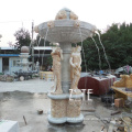 Hot Sale White Four Season Lady Marble Water Fountain Statues